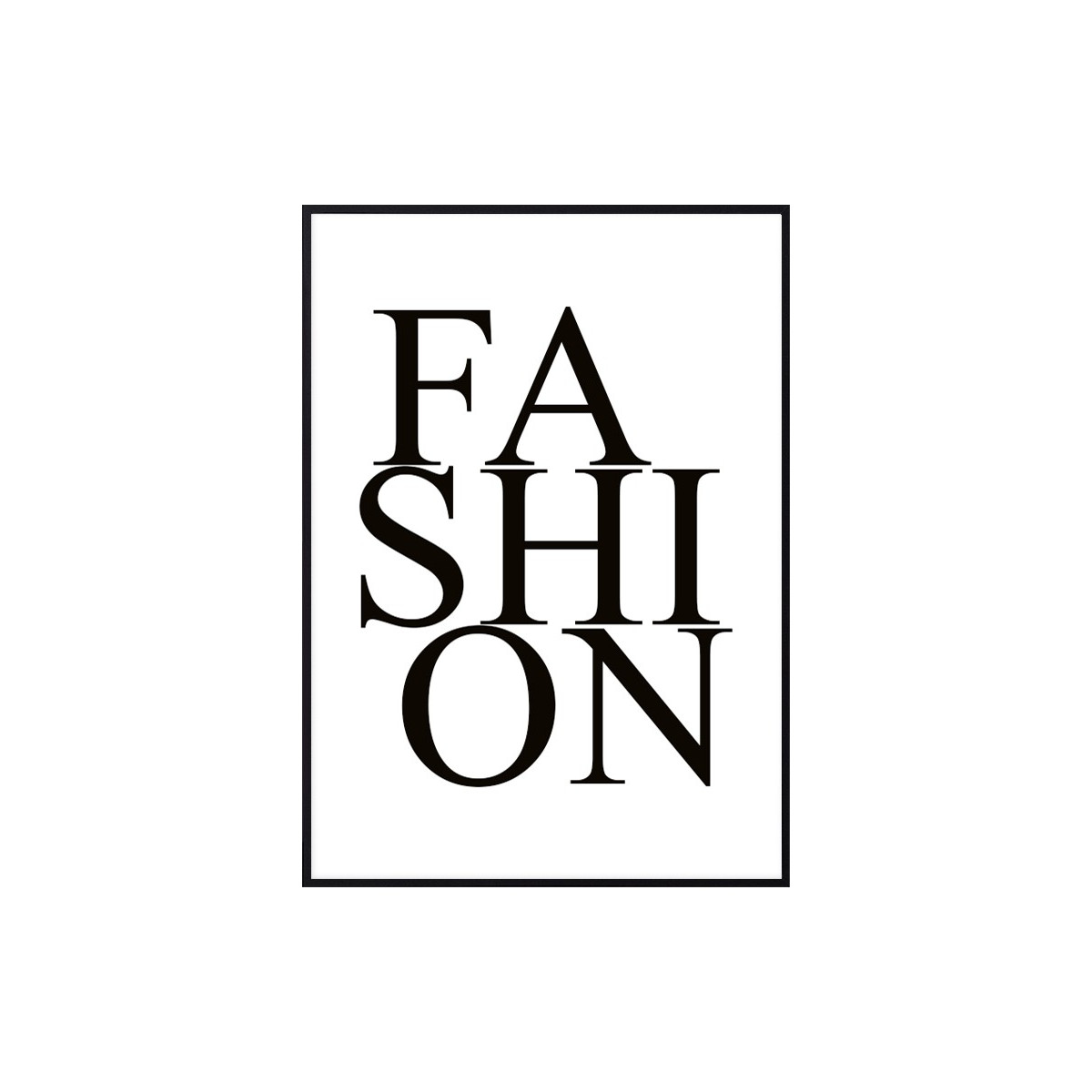 Постер в рамке "Fashion"