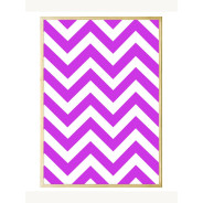 Постер в рамке "Zig Zag"