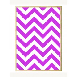 Постер в рамке "Zig Zag"