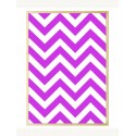 Постер в рамке "Zig Zag"