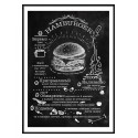 Постер в рамке "Hamburger"