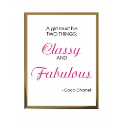 Комплект постеров в рамках "Chanel"