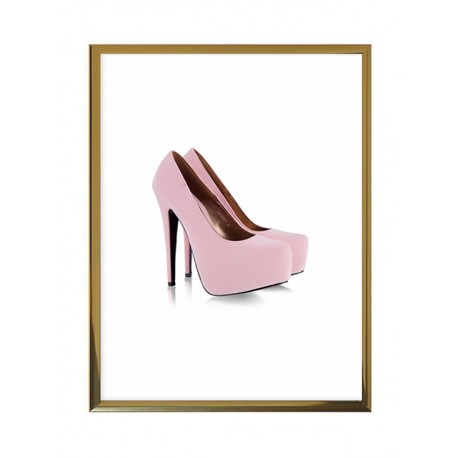 Комплект постеров в рамках "Only pink"