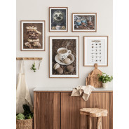 Комплект постеров в рамках "Coffee"