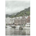 Постер "Bergen village in Norway"