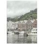 Постер "Bergen village in Norway"
