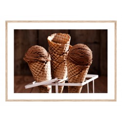 Постер "Chocolate ice cream"