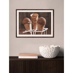 Постер "Chocolate ice cream"