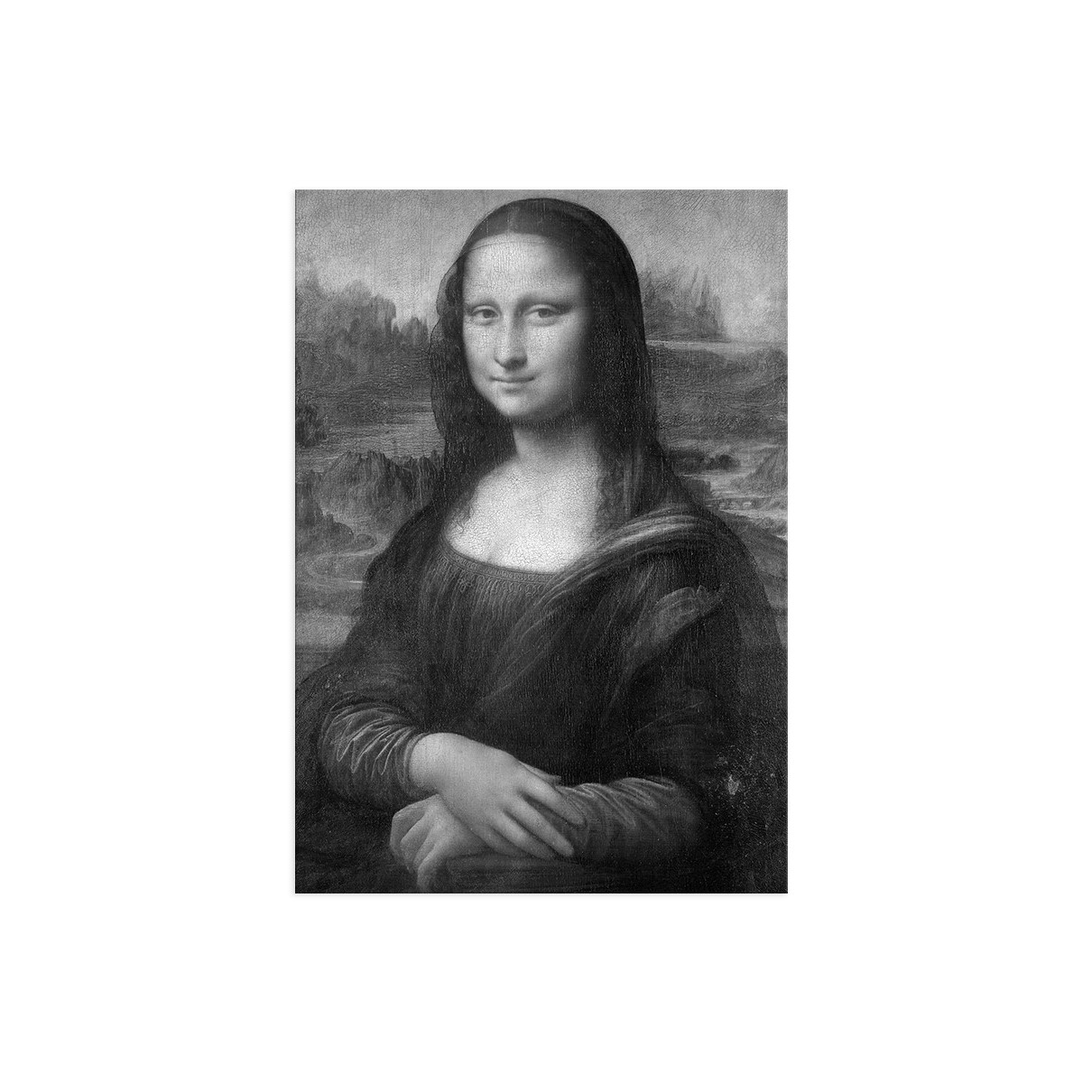 Постер "Mona Lisa. Leonardo Da Vinci"