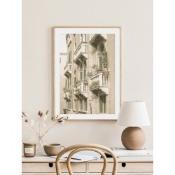 Постер "Parisian balconies"