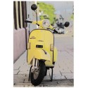 Постер "Yellow Vintage Scooter"