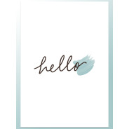 Постер "Hello"