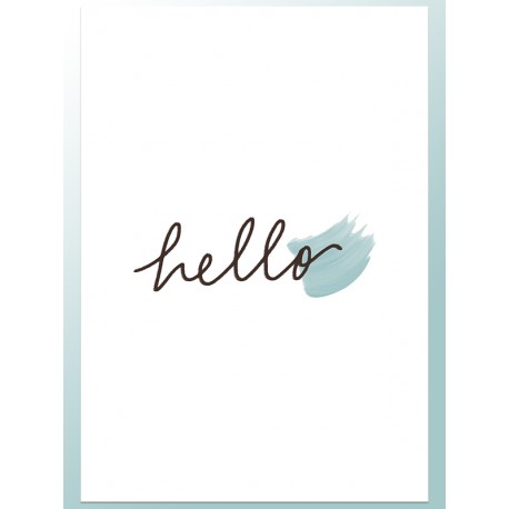 Постер "Hello"