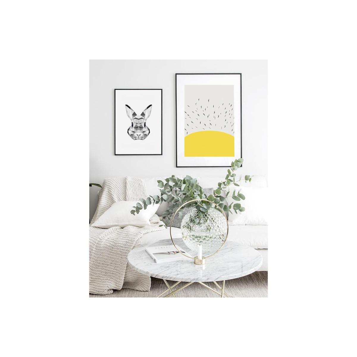 Комплект постеров в рамках "Sunny bunny"