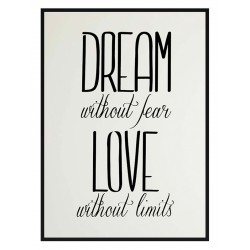 Комплект постерів в рамках "Dream"