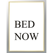 Комплект постеров в рамкках "Bed now"