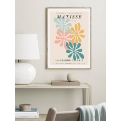 Постер в рамке "Цветы в стиле Матисса"