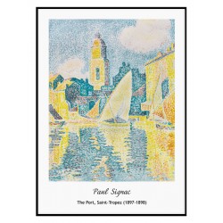 Постер "Paul Signac "Port, Saint-Tropez"