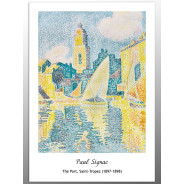 Постер "Paul Signac "Port, Saint-Tropez"
