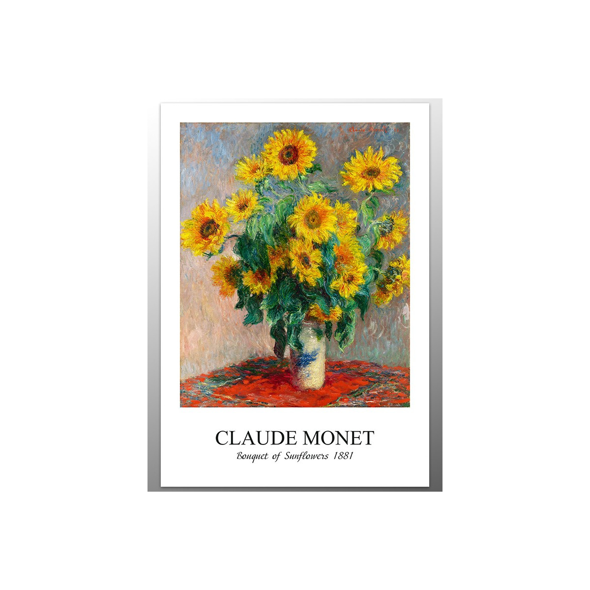 Постер "SunFlowers, 1881. Claude Monet"