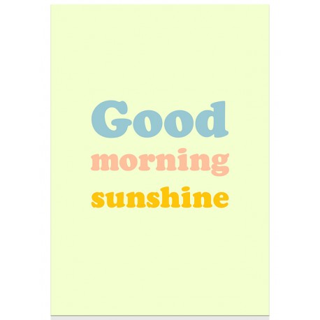 Постер "Sunshine"