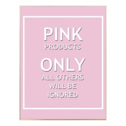 Постер "Pink Only"