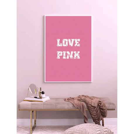 Постер "Love pink"