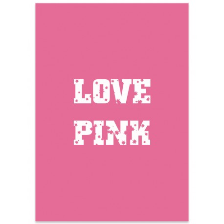 Постер "Love pink"