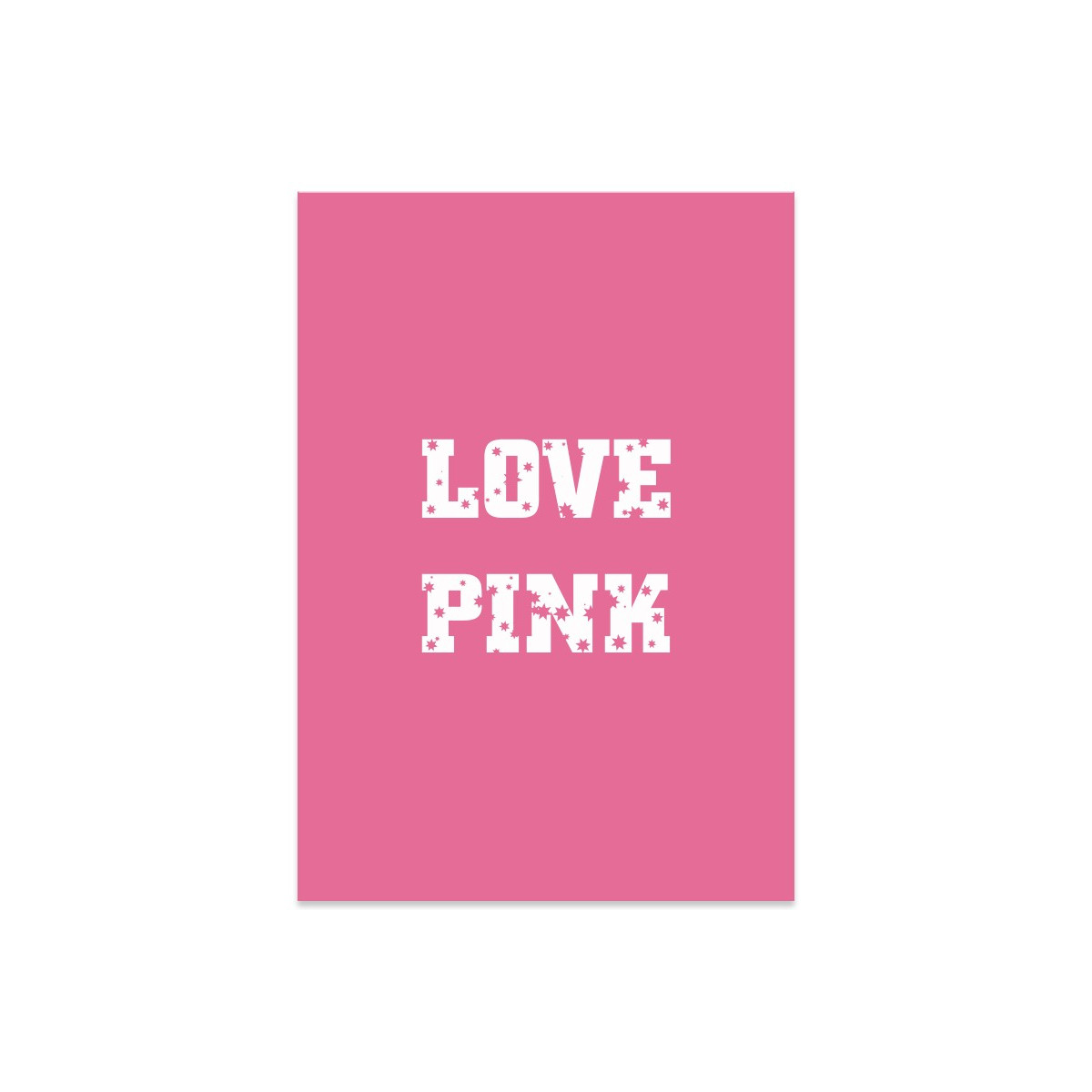 Постер "Love pink"