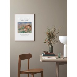 Постер "Дівчата в траві складають букет. Огюст Ренуар"