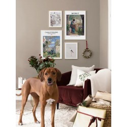 Постер "Клод Моне. Вишивка мадам Моне. 1875 рік"