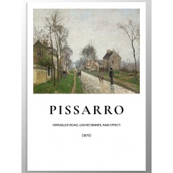 Постер "Дорога в Версаль, Лувесьєн. Каміль Піссарро"