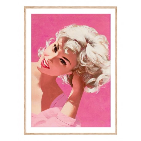 Комплект постеров в рамках "Love pink"