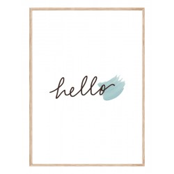 Комплект постеров в рамках "Hello"