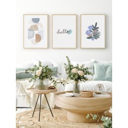 Комплект постеров в рамках "Hello"