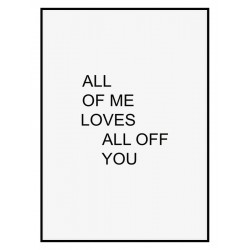 Комплект постеров в рамках "Loves"