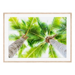 Комплект постеров в рамках "Yellow green ART"