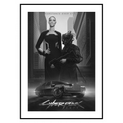 Комплект постеров в рамках "Cyberpunk"