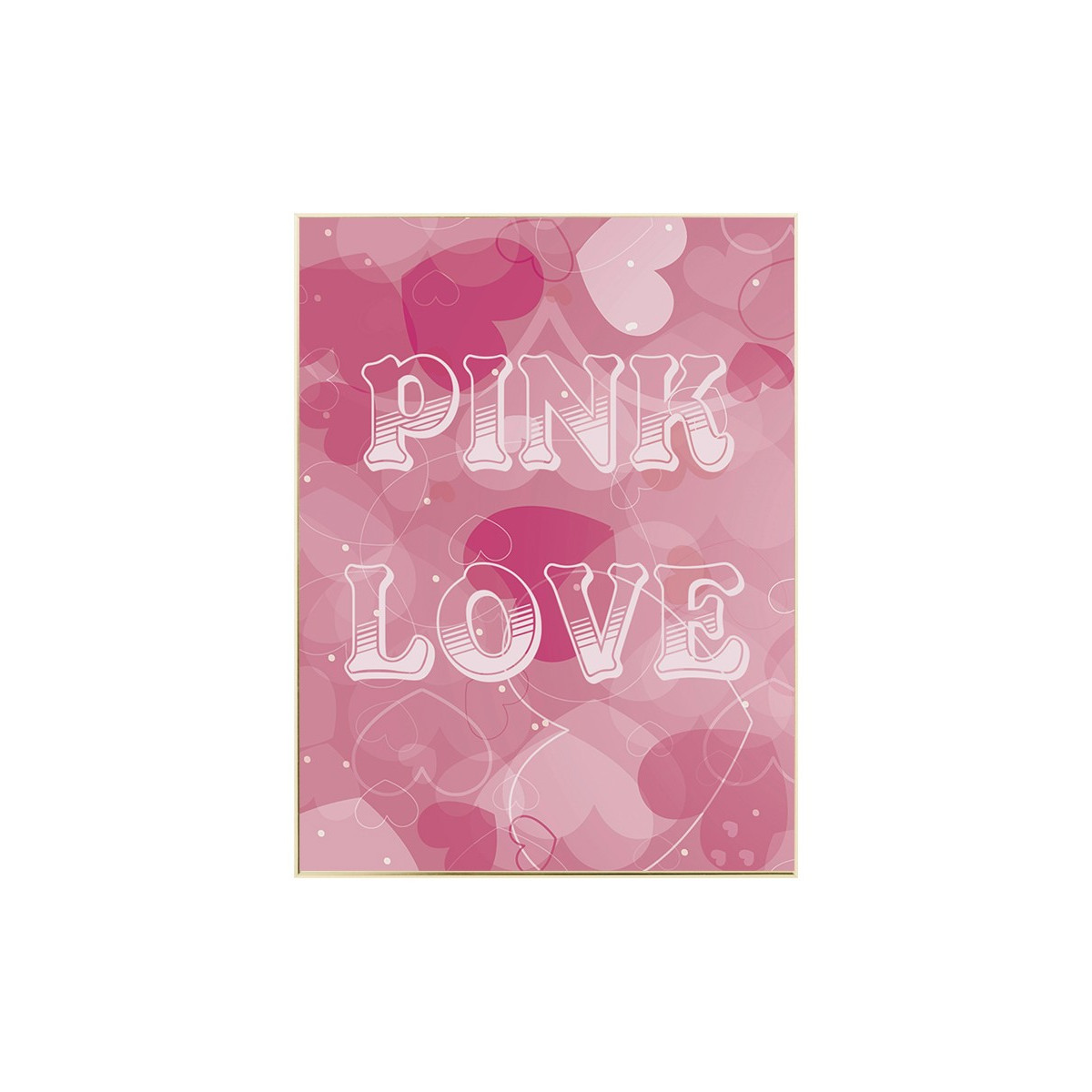 Постер в рамке "Pink love"