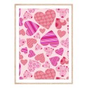 Постер в рамке "Hearts"