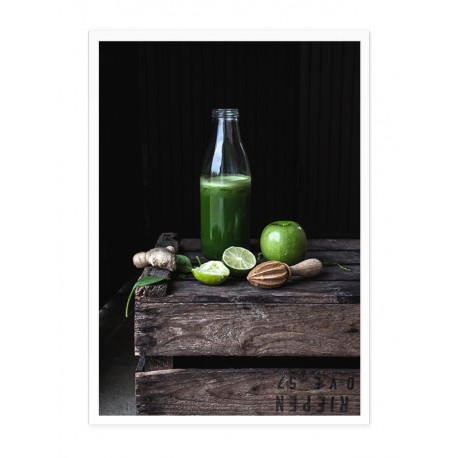 Постер в рамке "Green apple"