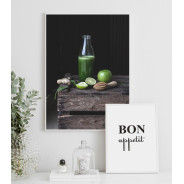 Постер в рамке "Green apple"