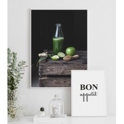 Постер в рамке "Green apple"