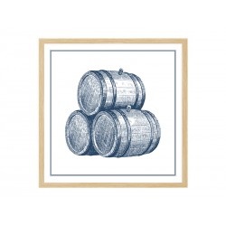 Постер в рамці "Barrels"