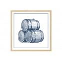 Постер в рамці "Barrels"