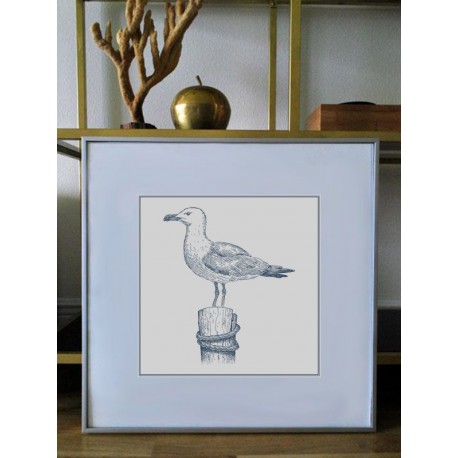 Постер в рамке "Gull"