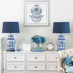 Постер в рамці "Diving Helmet"