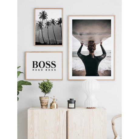 Постер в рамке "Boss"