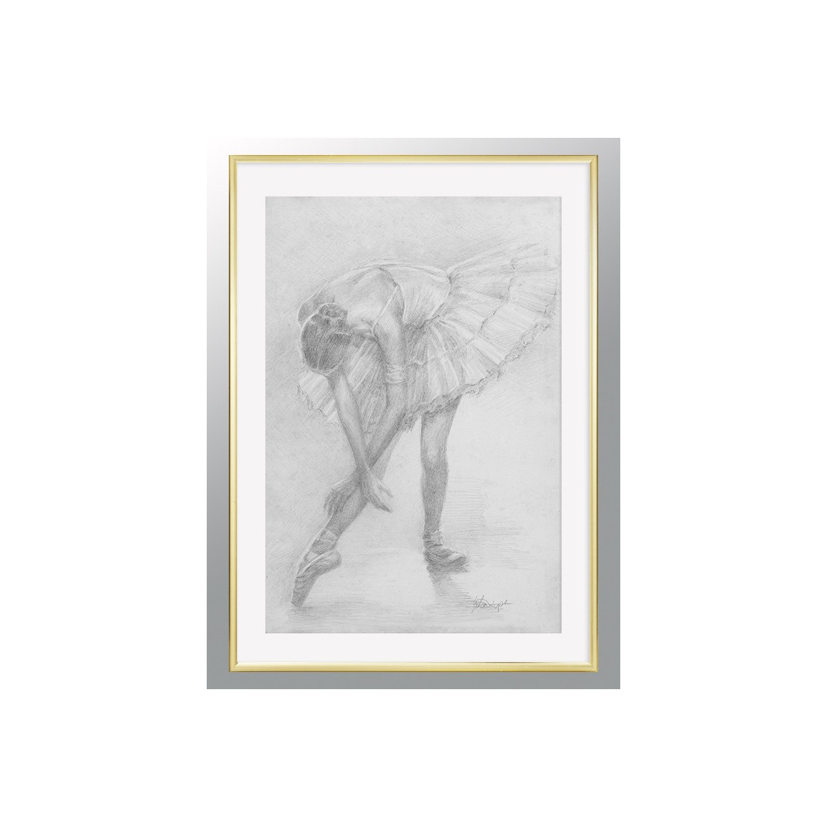 Постер в рамке "Ballerina"