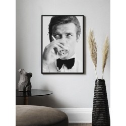 Постер в рамці "Roger Moore, James Bond 007"